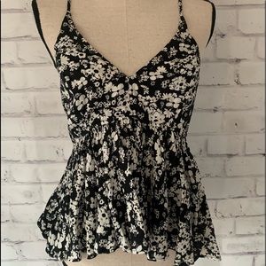 Express floral tank top - size - small